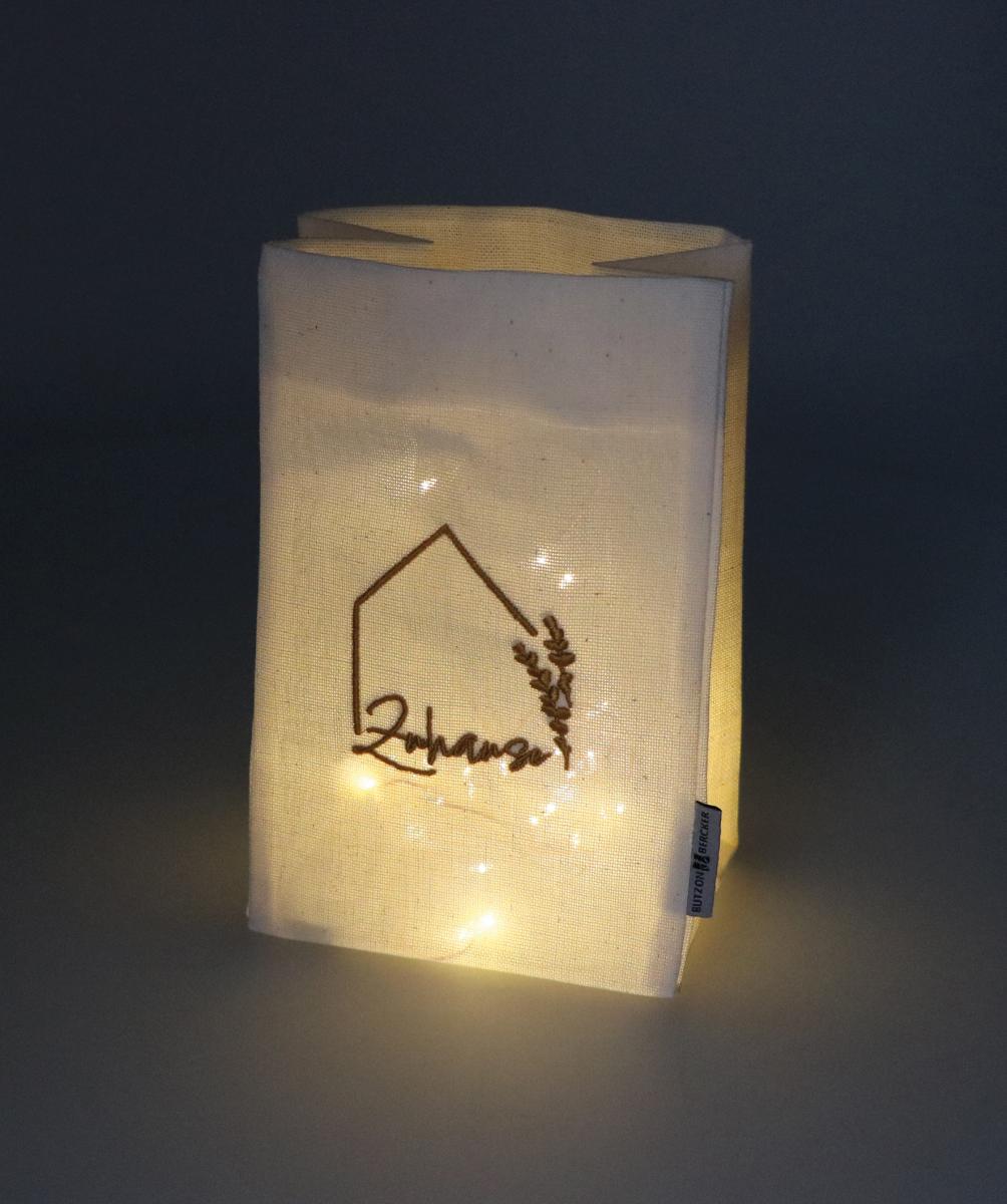 Lichtbeutel für LED Kerze - Zuhause