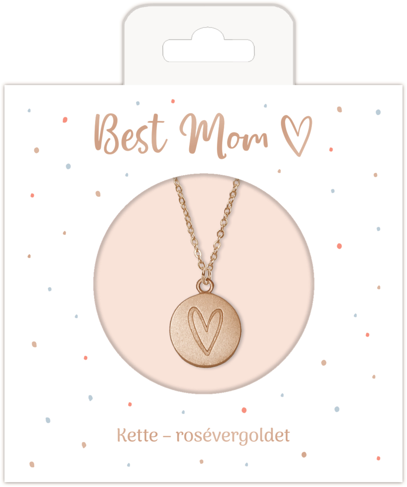 Halskette - Best Mom & Herz