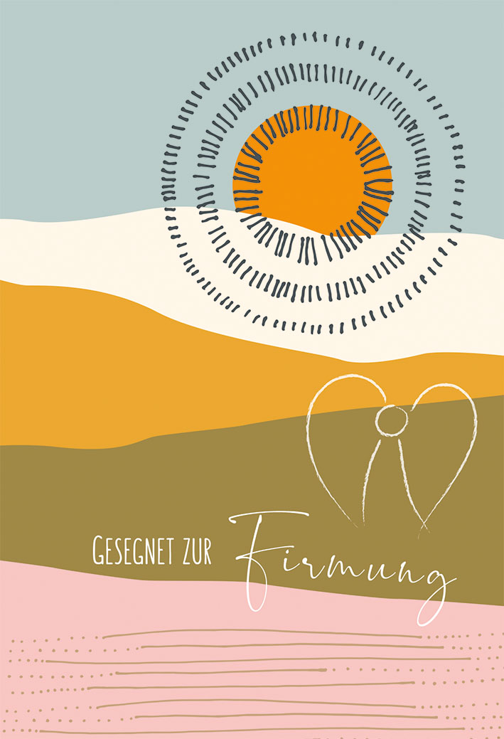 Karte zur Firmung - Denn er befiehlt seinen Engeln... Karte zur Firmung - Denn er befiehlt seinen Engeln...