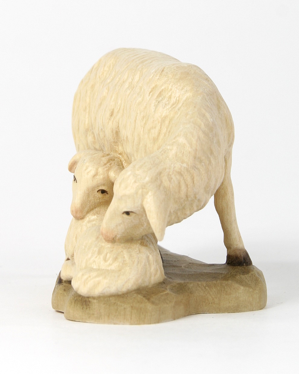 Karl-Kuolt-Krippe  - Schaf mit Lamm
