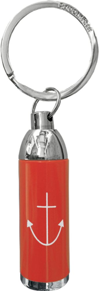Kommunionkarte - Leuchtturm & rote Taschenlampe