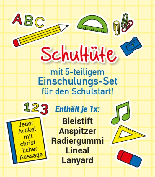 Schultüte - Mit Gottes Hilfe kann ich alles schaffen!