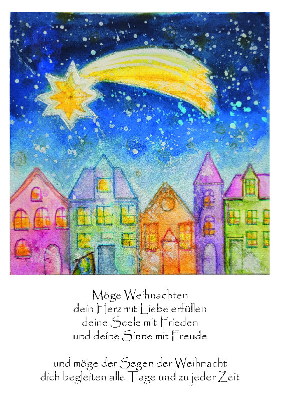Karte zu Weihnachten –Möge Weihnachten dein Herz mit Liebe erfüllen