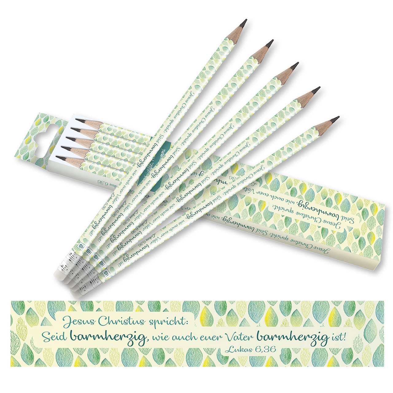 Bleistift - Jahreslosung 2021 & 5e rPack Bleistift - Jahreslosung 2021 & 5e rPack
