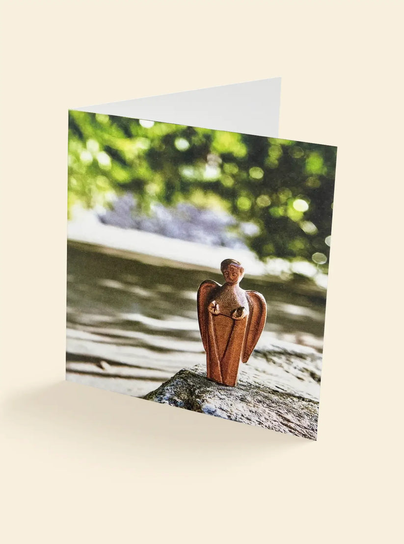 Handschmeichler - Bronzeengel & Geschenkkarton