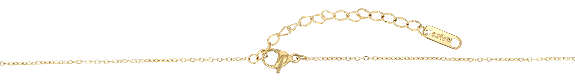 Halskette – Kreuz & Goldfarbend