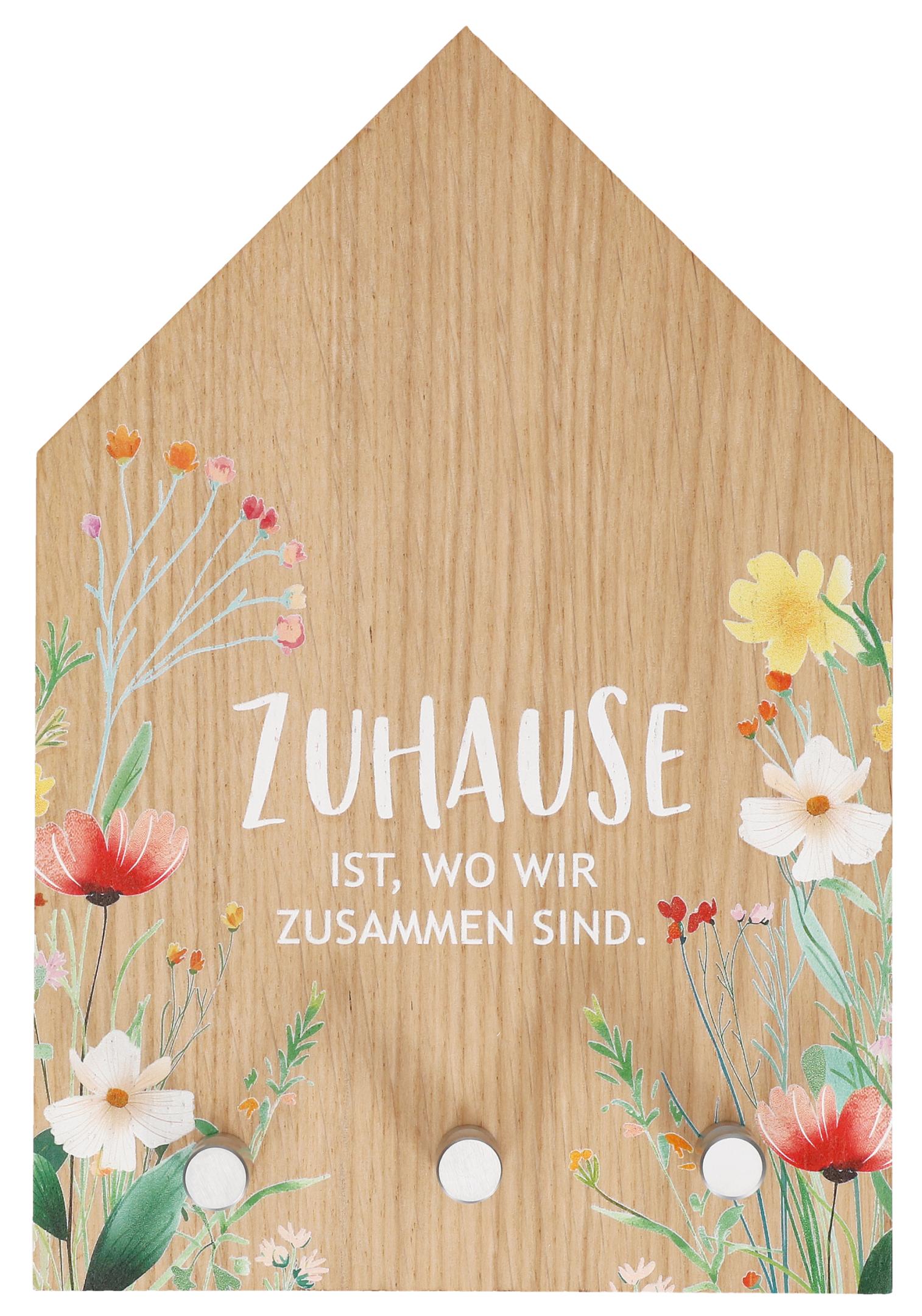 Haussegen - Schlüsseltafel & Zuhause