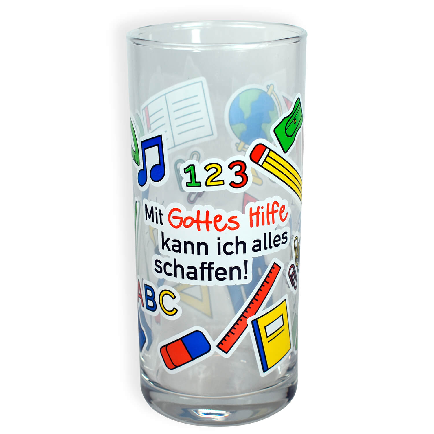 Trinkglas - Mit Gottes Hilfe... Trinkglas - Mit Gottes Hilfe...