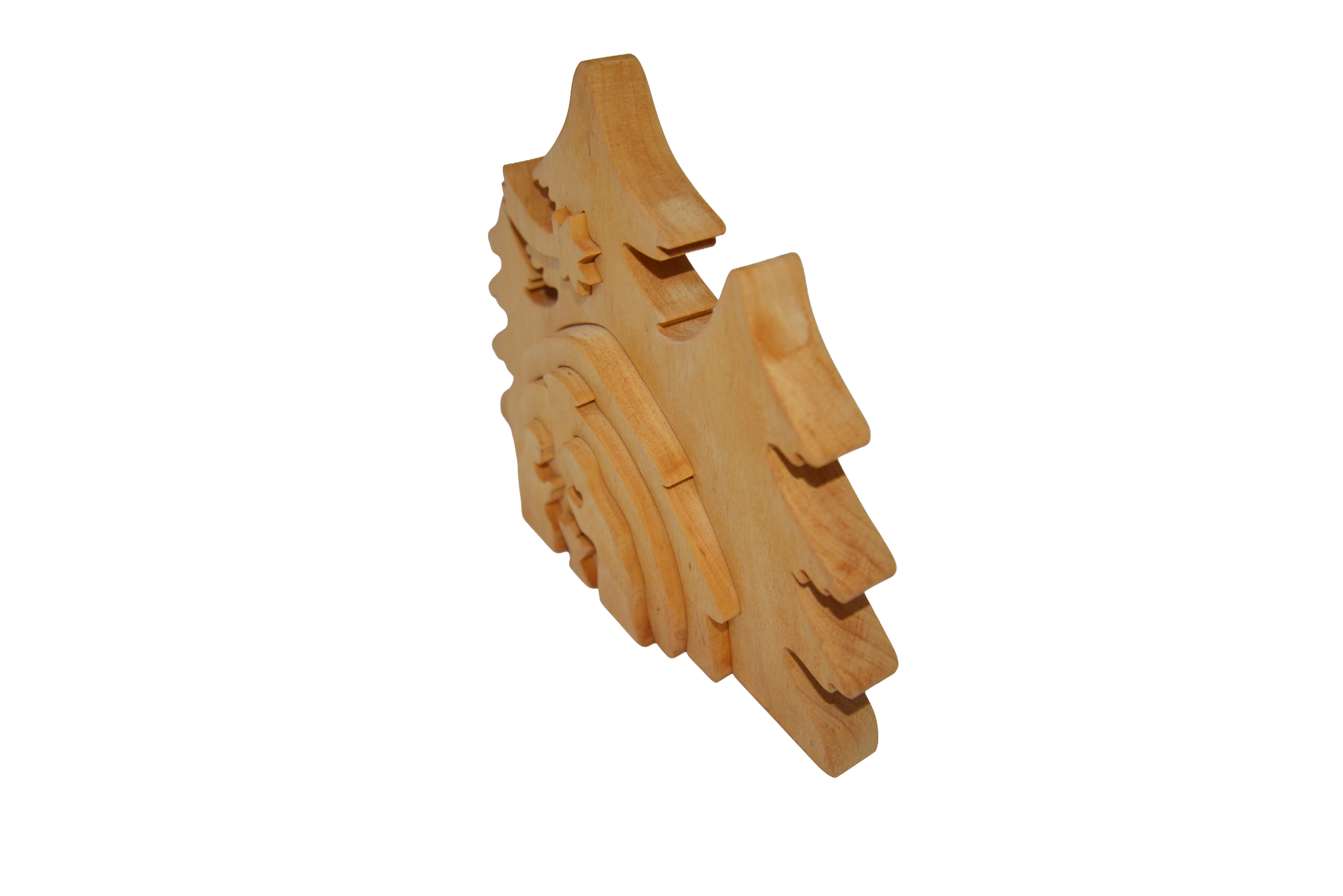 Blockkrippe – 3D-Effekt & Erle