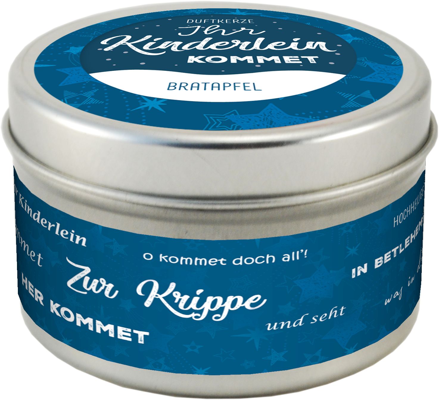 Duftkerze -  Ihr Kinderlein kommet & Bratapfel Duftkerze -  Ihr Kinderlein kommet & Bratapfel