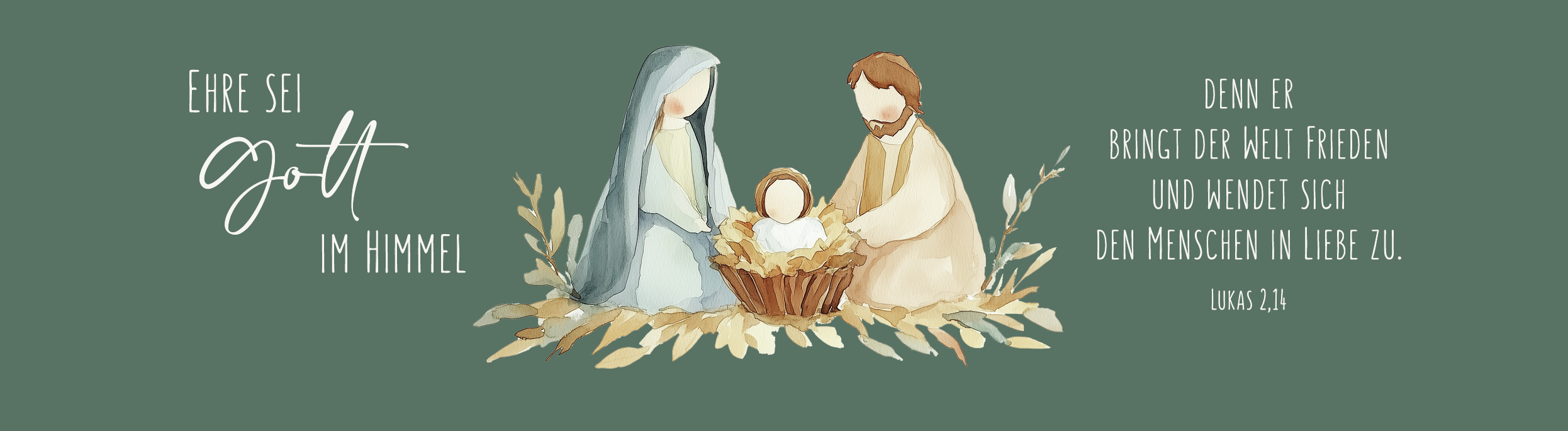 Glaswindlicht zu Weihnachten - Ehre sei Gott im Himmel