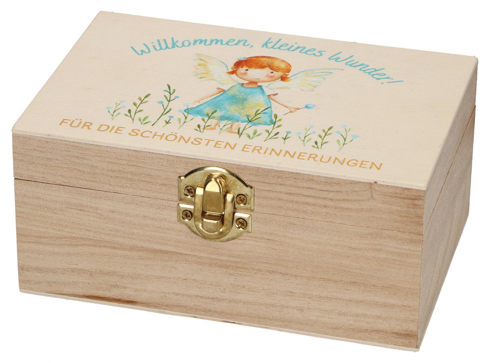 Erinnerungskiste - Willkommen kleines Wunder Erinnerungskiste - Willkommen kleines Wunder