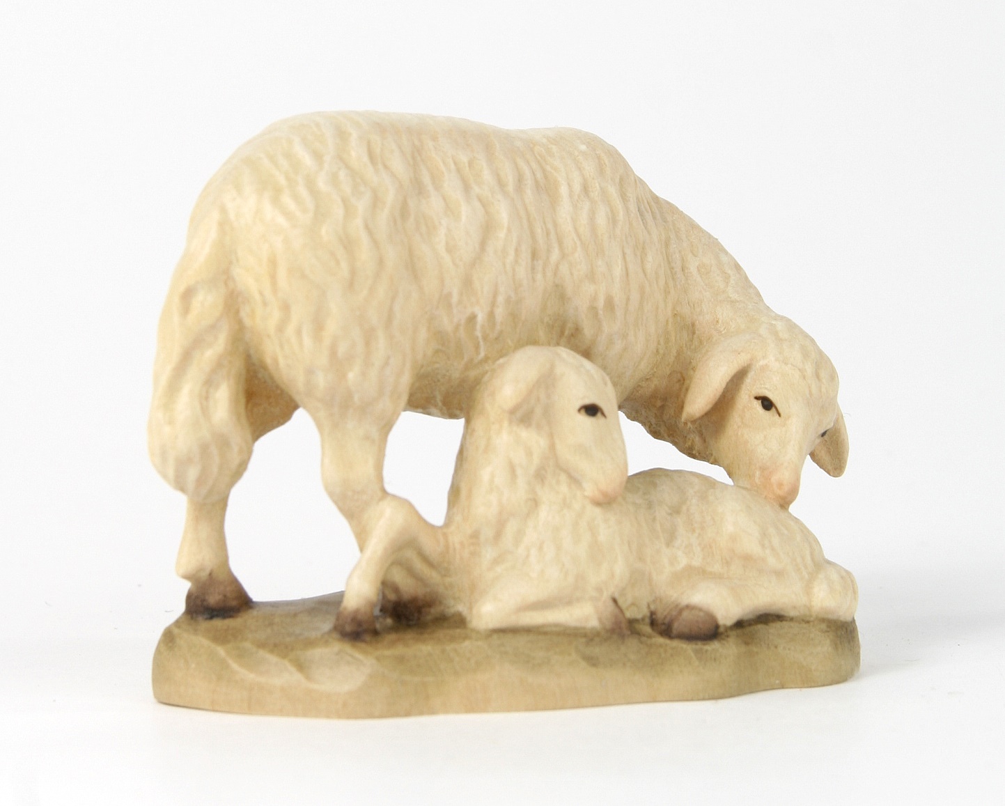 Karl-Kuolt-Krippe  - Schaf mit Lamm