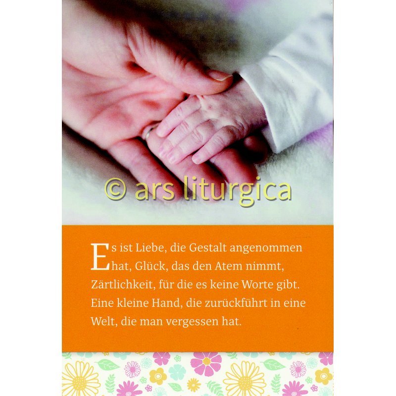 Karte zur Geburt - Es ist Liebe, die Gestalt angenommen hat ...