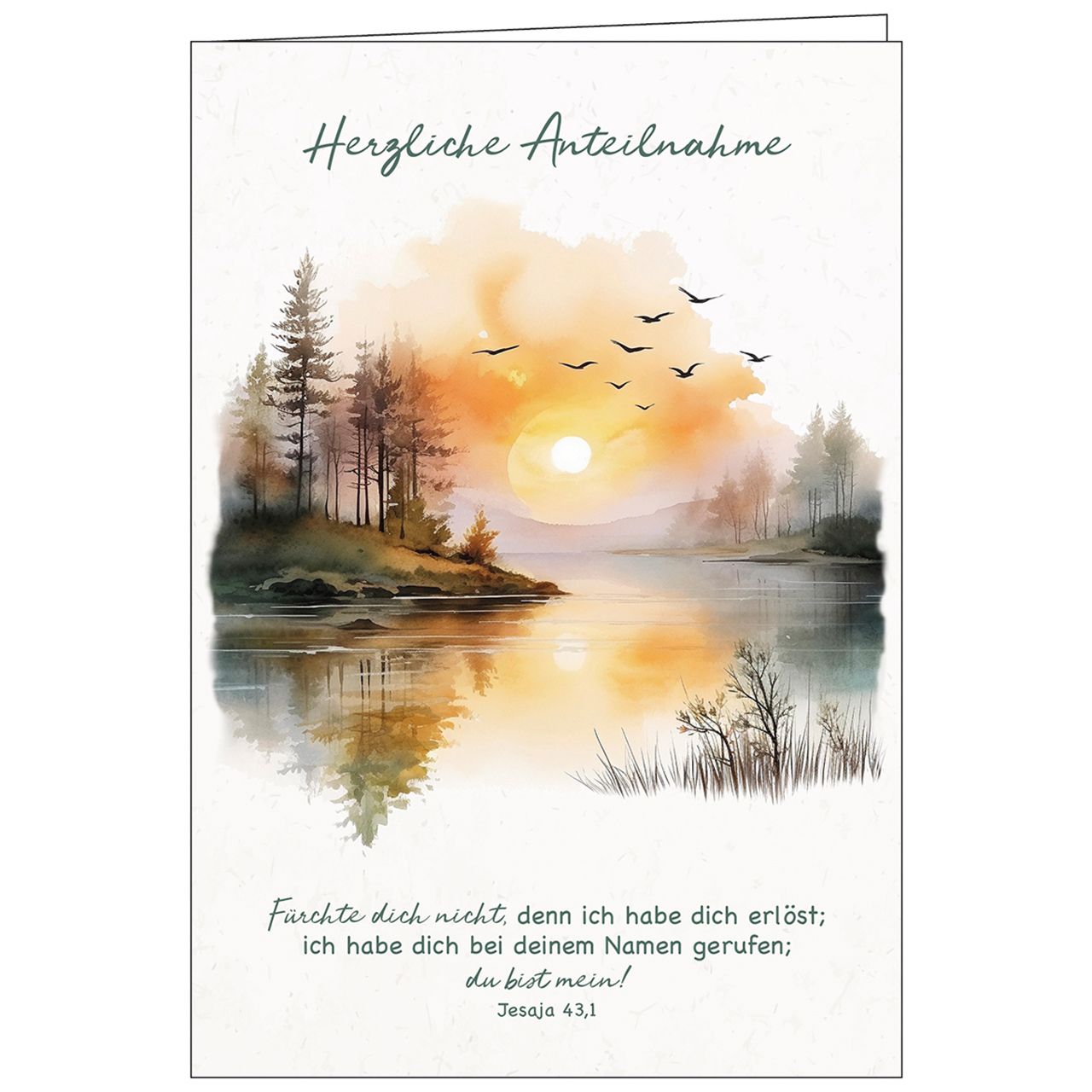 Trauerkarte – Zuhause bei ihm