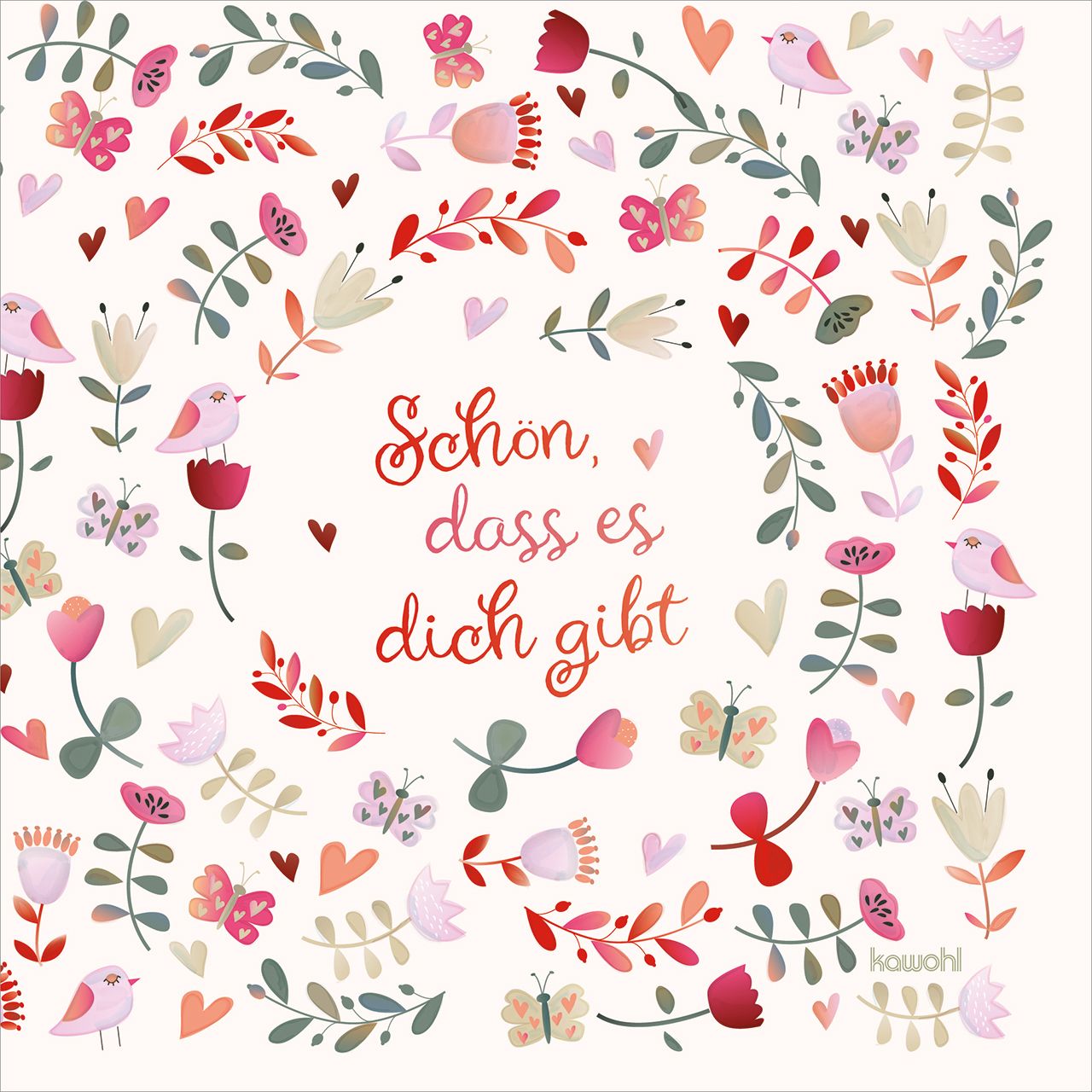 Servietten – Schön, dass es dich gibt!