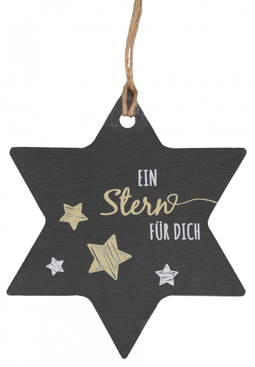 Schieferanhänger - Ein Stern für dich Schieferanhänger - Ein Stern für dich