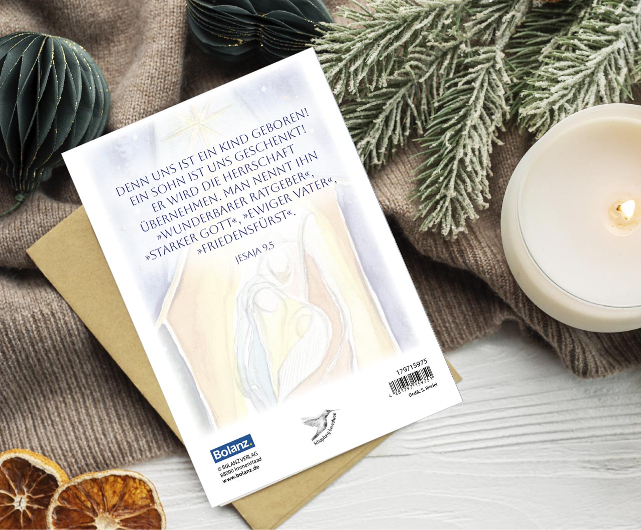 Weihnachtskarte - Heilige Familie Weihnachtskarte - Heilige Familie