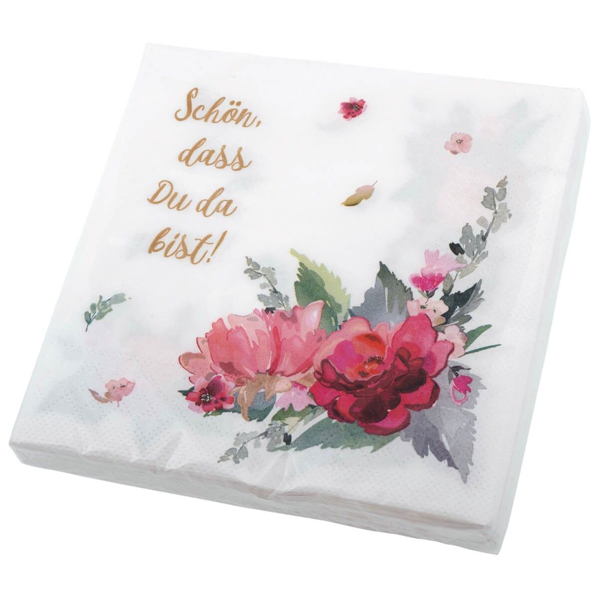 Servietten - Schön, dass du da bist! Servietten - Schön, dass du da bist!
