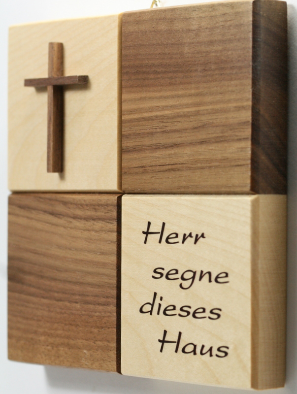 Haussegen - Kreuz & Quadrate