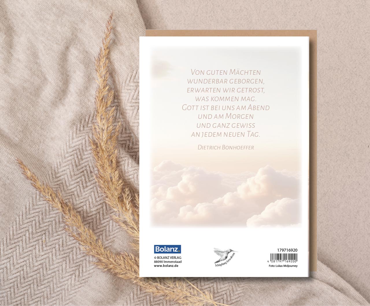 Trauerkarte - Von guten Mächten Trauerkarte - Von guten Mächten