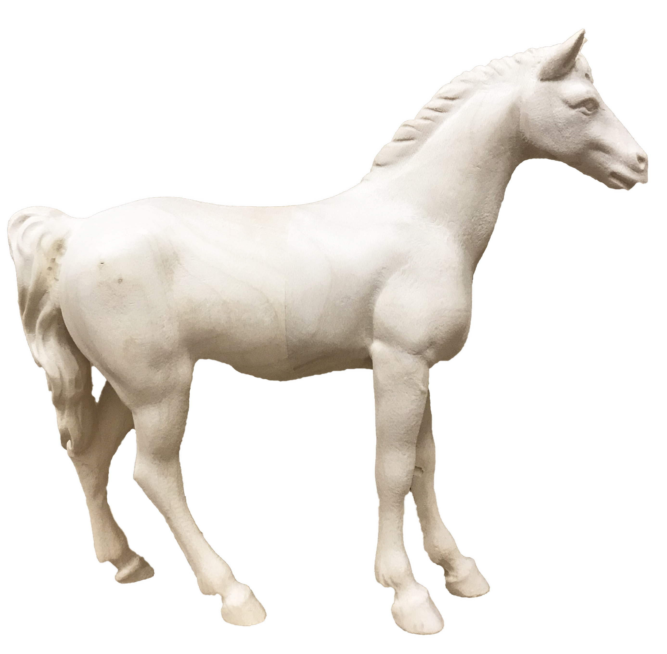 Leonardo-Krippe - Pferd weiß
