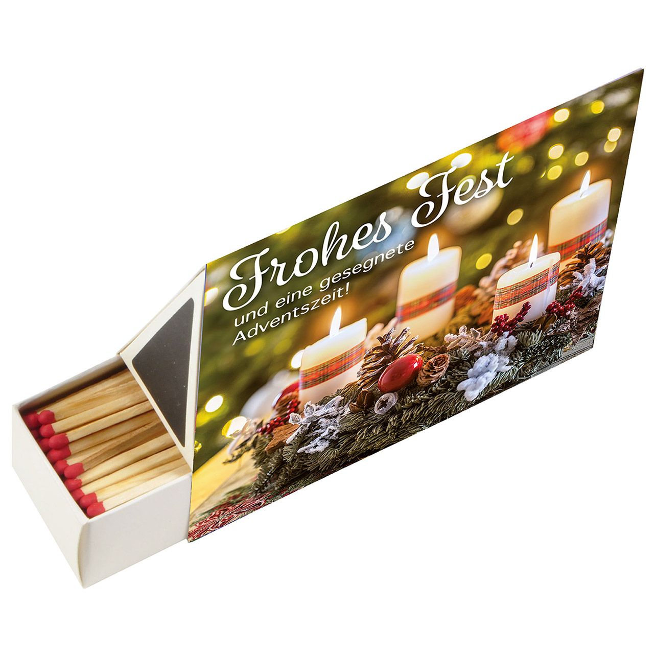 Zünd-Haus-Schachtel - Frohes Fest