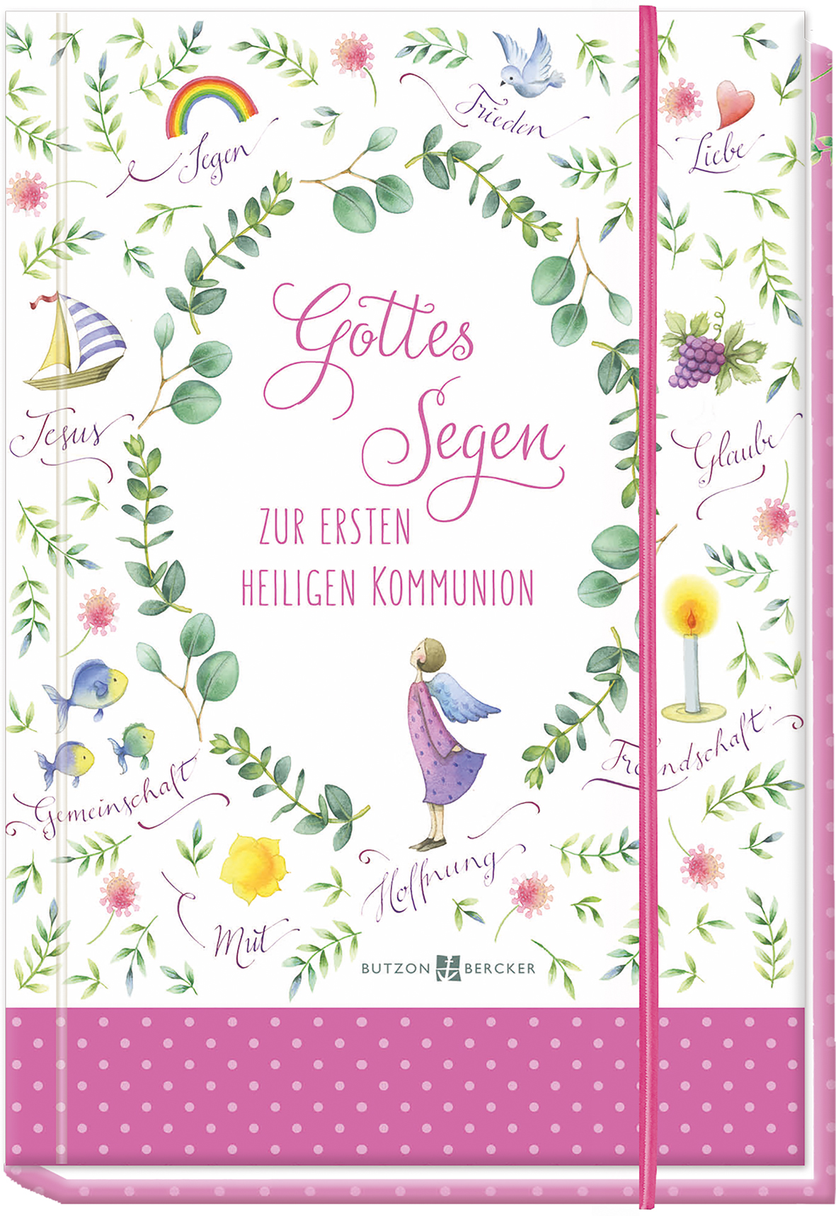 Geschenkbuch - Gottes Segen zur ersten heiligen Kommunion & Schutzengel