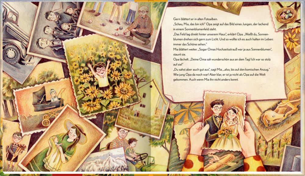 Kinderbuch - Für Opa scheint jetzt immer die Sonne