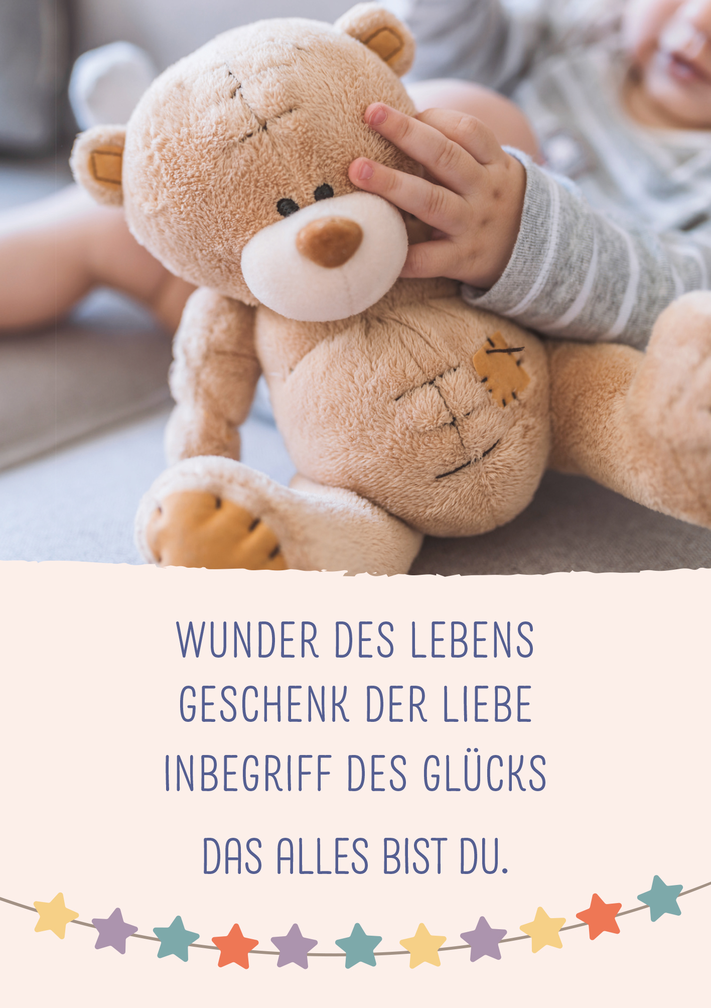 Karte zur Geburt - Wunder des Lebens... Karte zur Geburt - Wunder des Lebens...