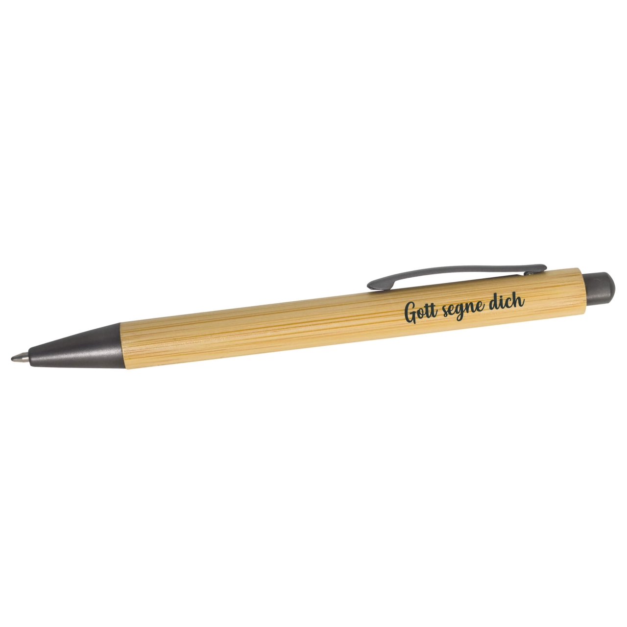 Kugelschreiber - Bambus & Gott segne dich