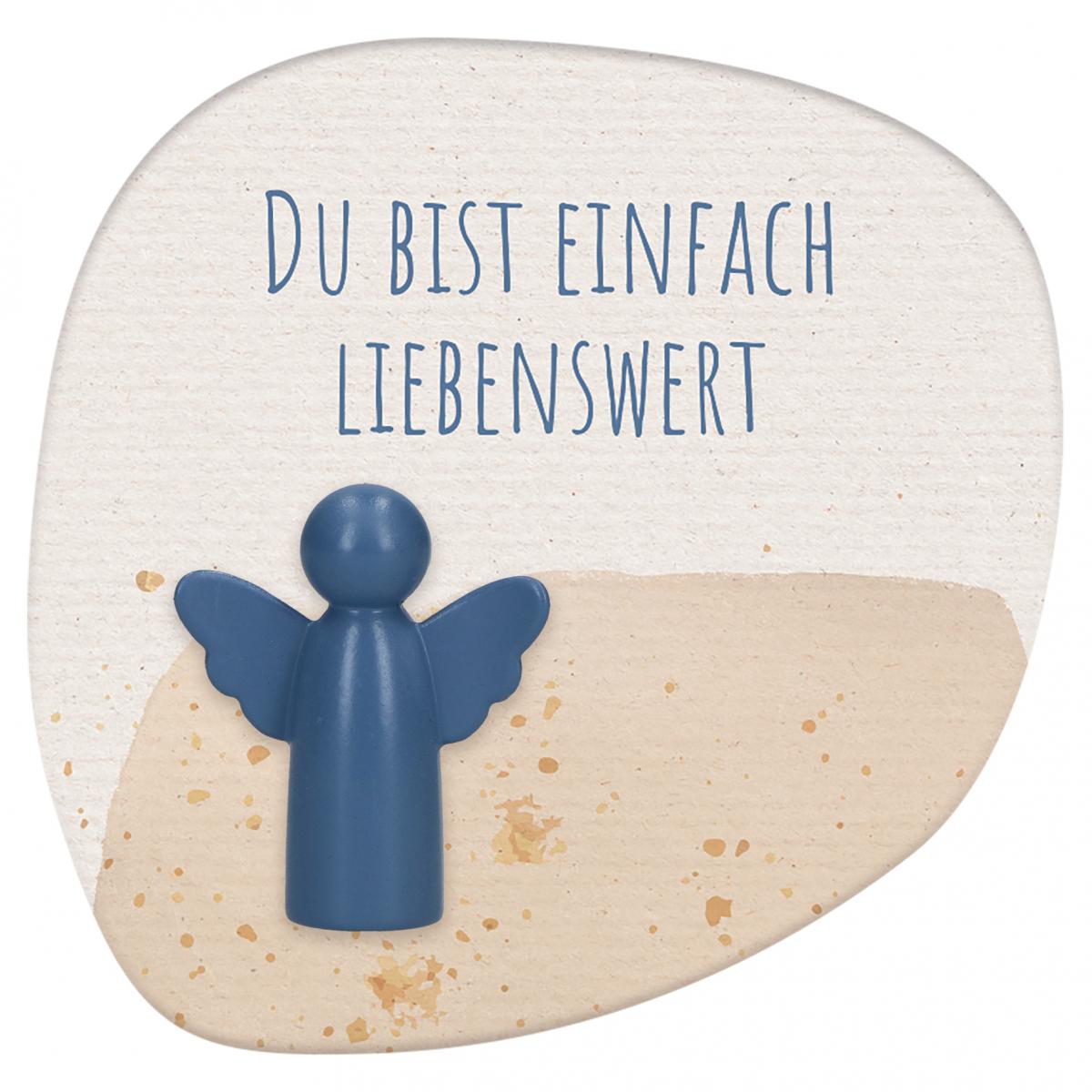 Engelfigur aus Metall - Du bist einfach liebenswert Engelfigur aus Metall - Du bist einfach liebenswert