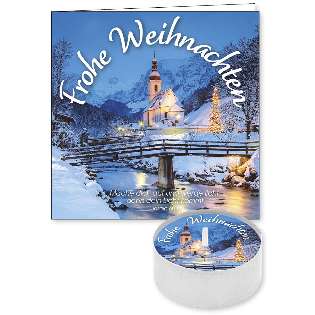 Weihnachts-Lichtgruß - Frohe Weihnachten