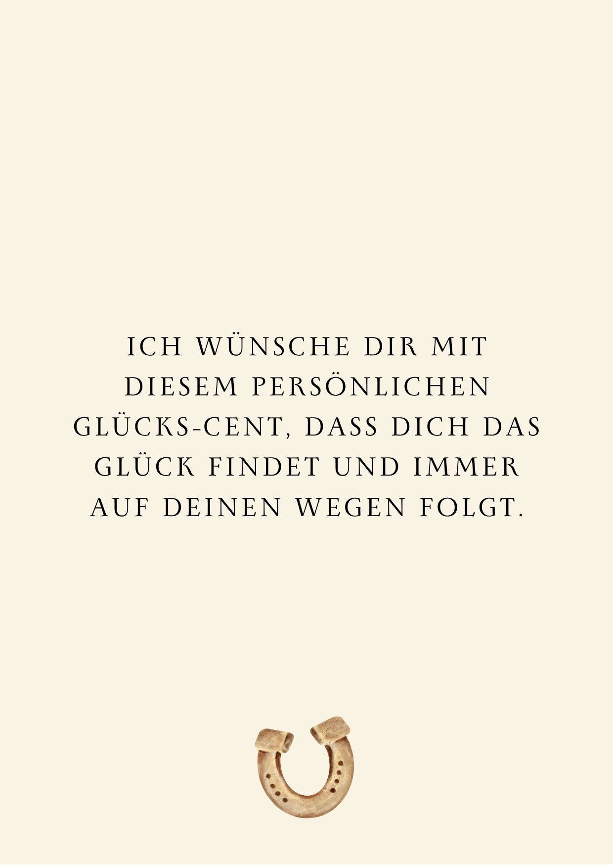 Glücks-Cent - Von mir für dich