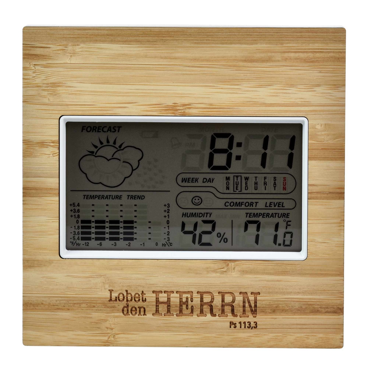 Wetterstation - Lobet den Herrn & Bambus