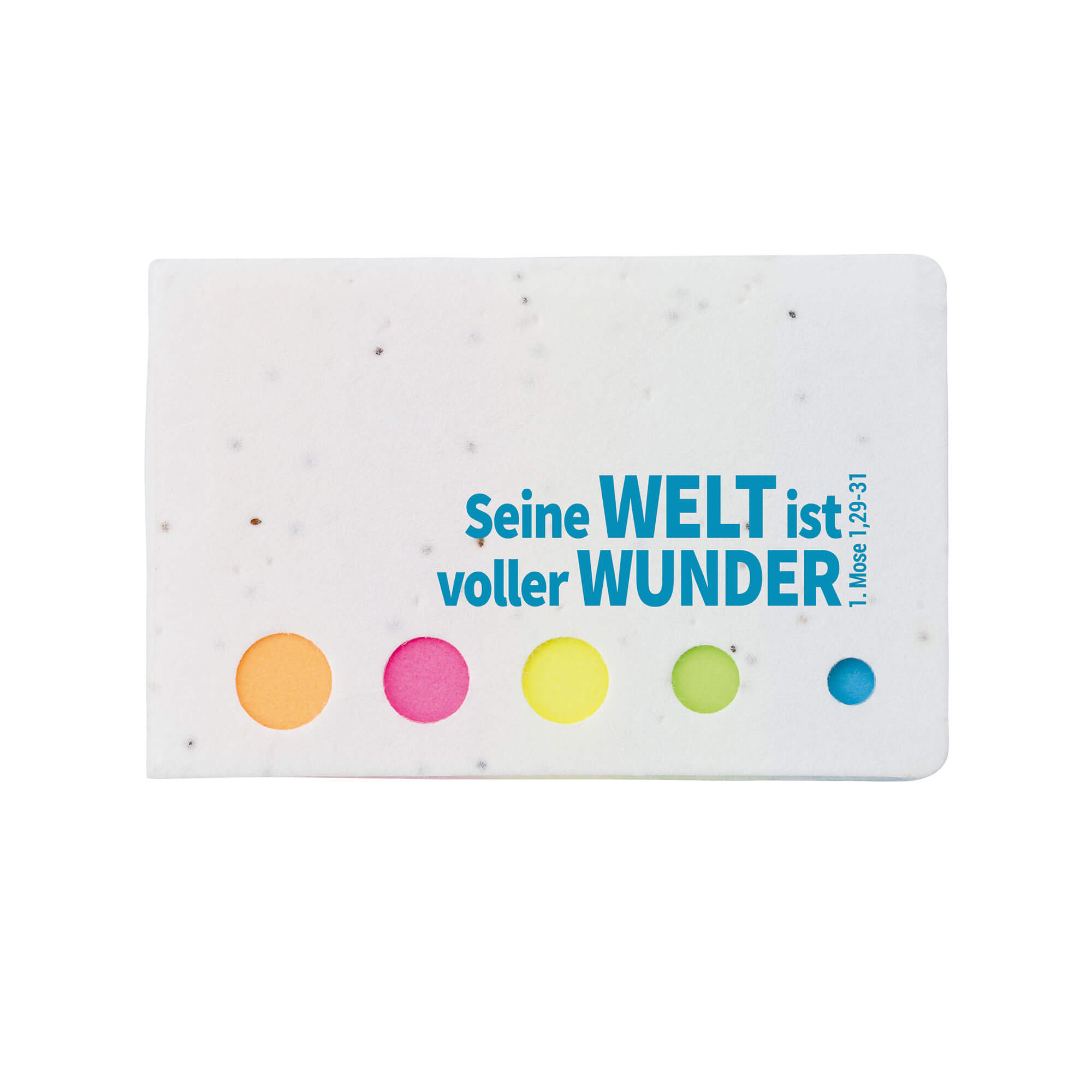 Haftblock - Seine Welt ist voller Wunder & Saatgutpapier
