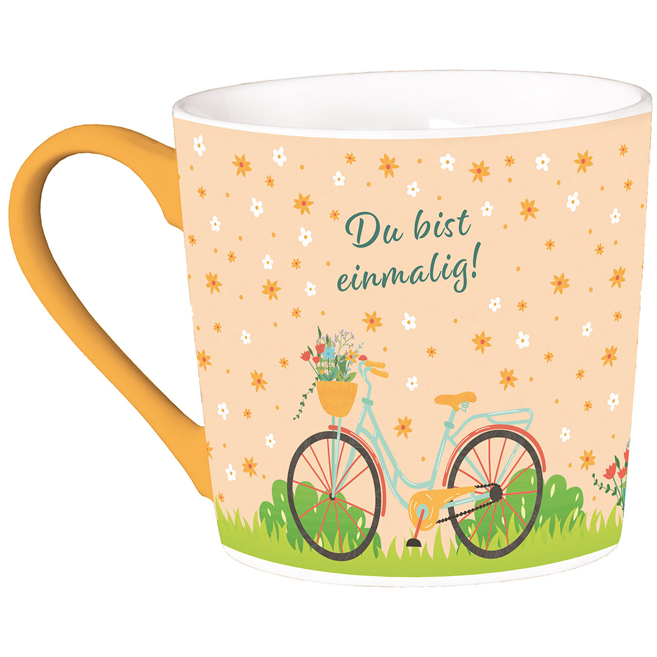 Jumbo-Tasse - Du bist einmalig & Fahrrad