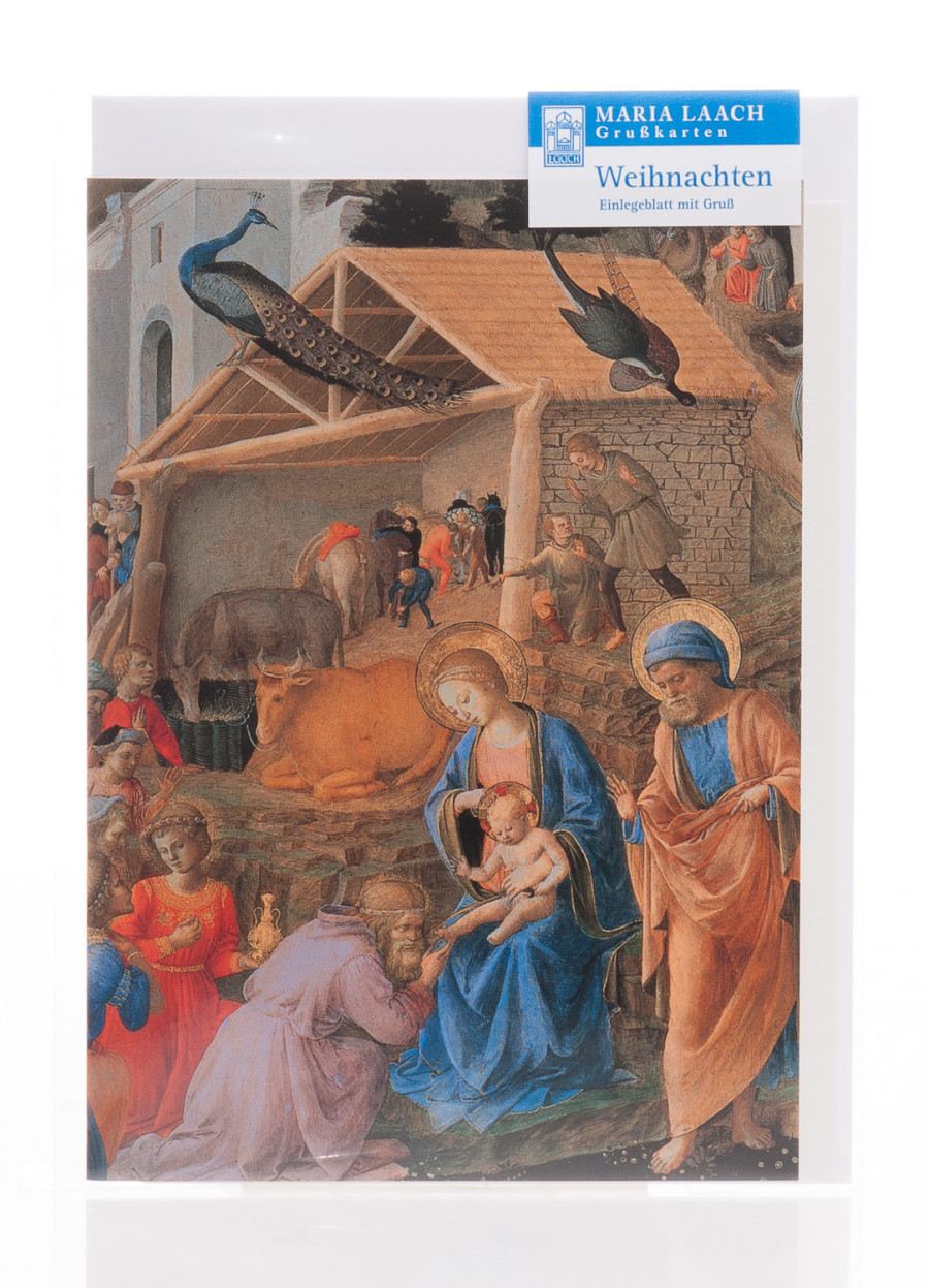 Weihnachtskarte - Anbetung der Könige & Fra Filippo Lippi
