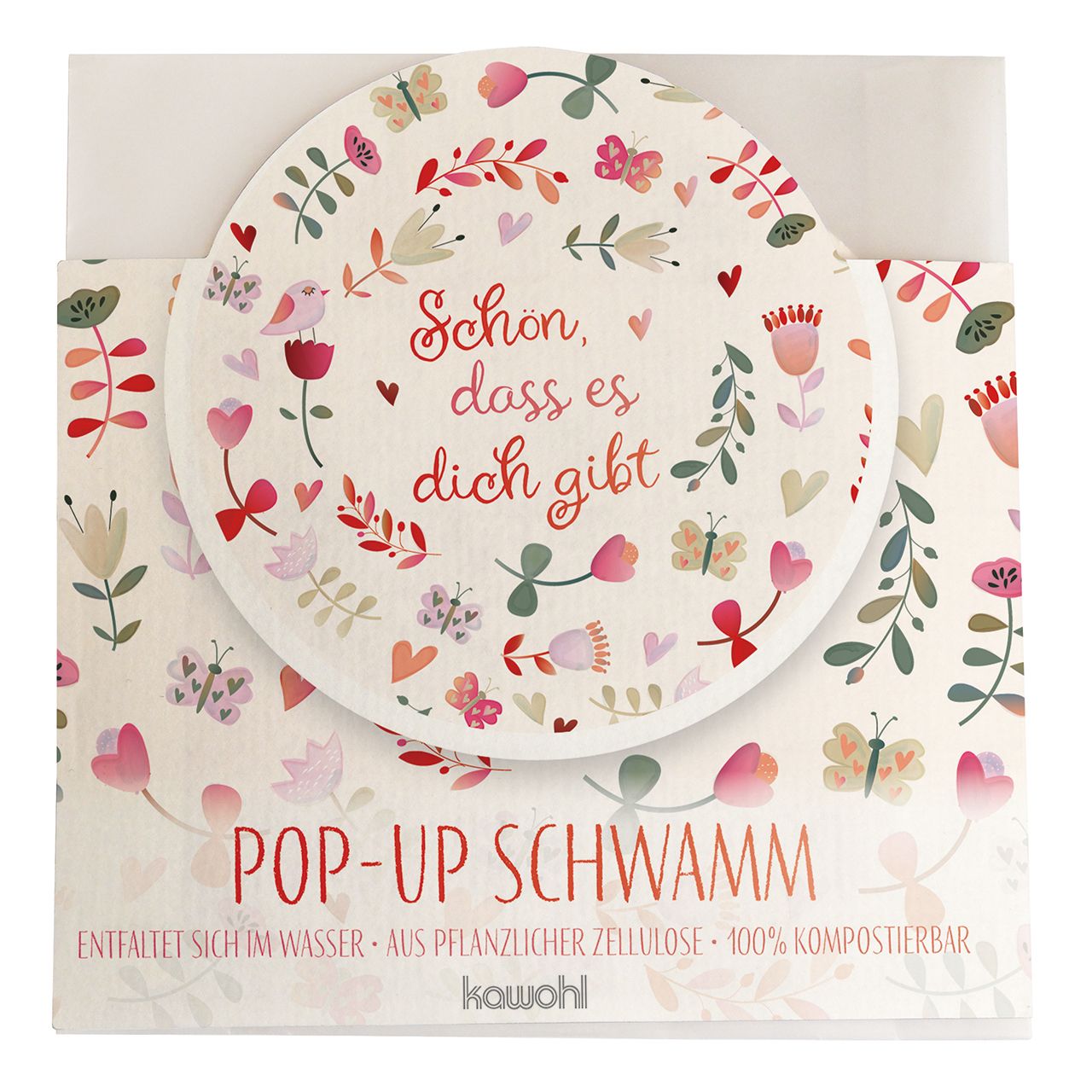 Pop-up Schwamm – Schön, dass es dich gibt!