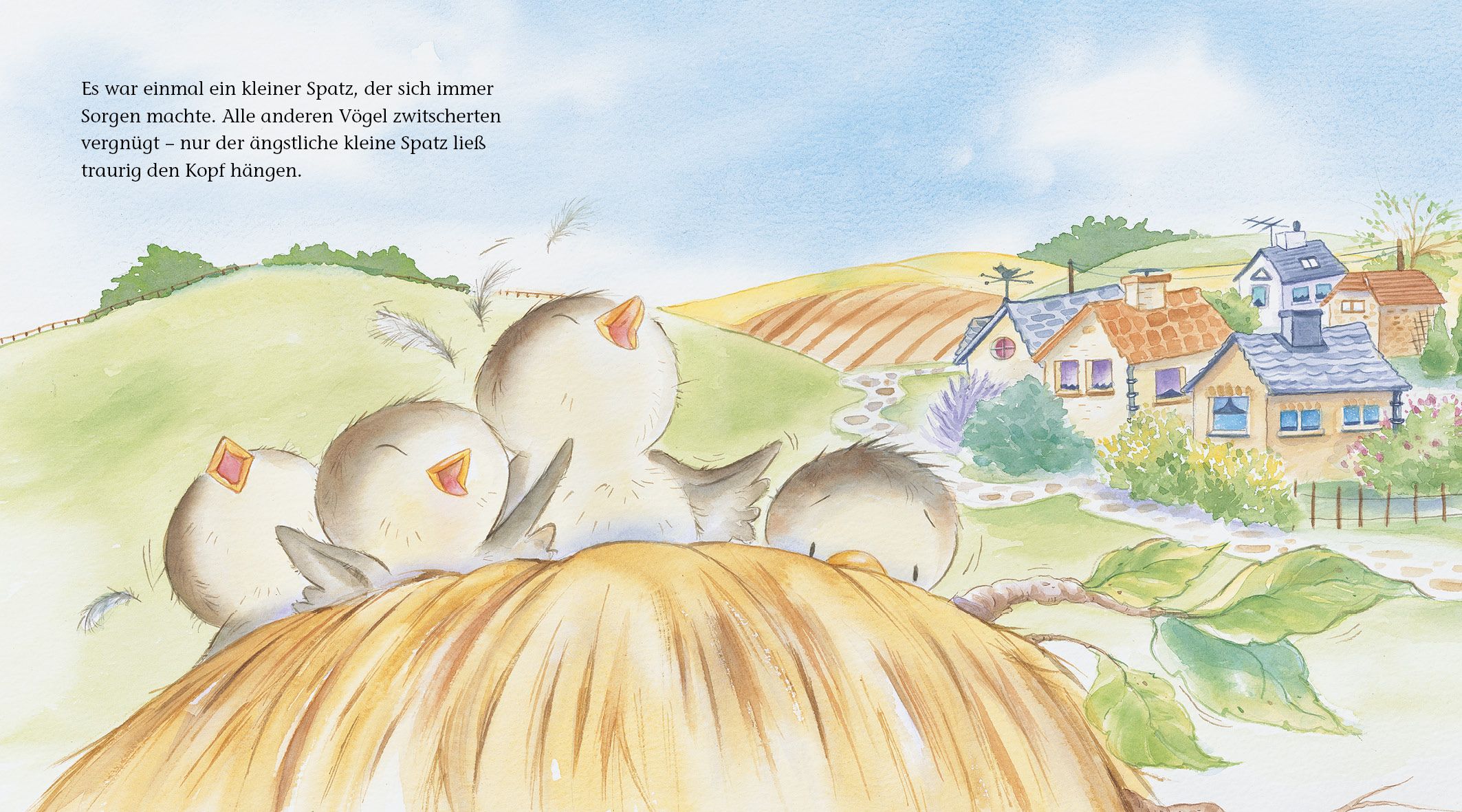 Kinderbuch - Der ängstliche kleine Spatz Kinderbuch - Der ängstliche kleine Spatz