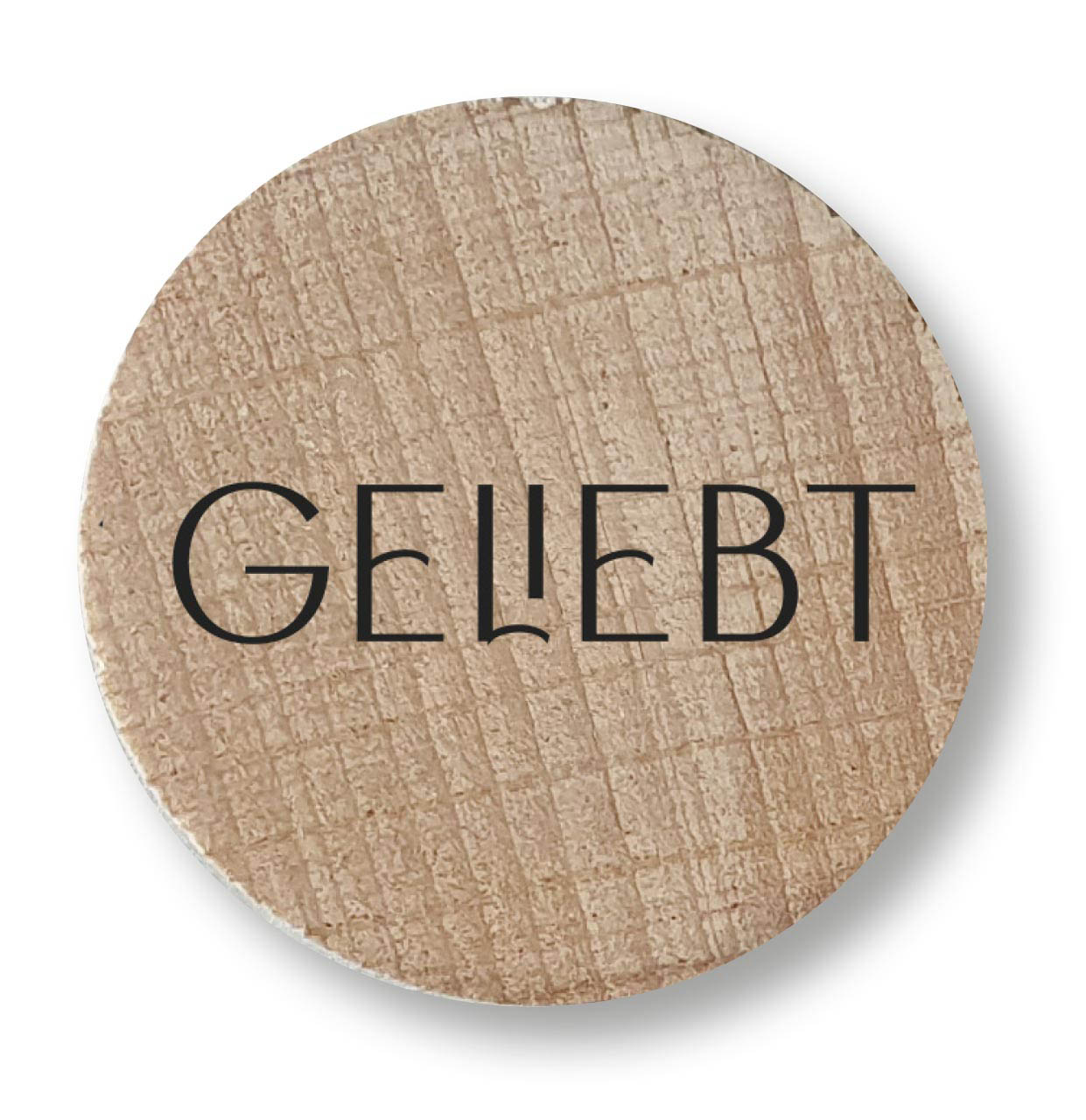 Holzmagnet – Geliebt