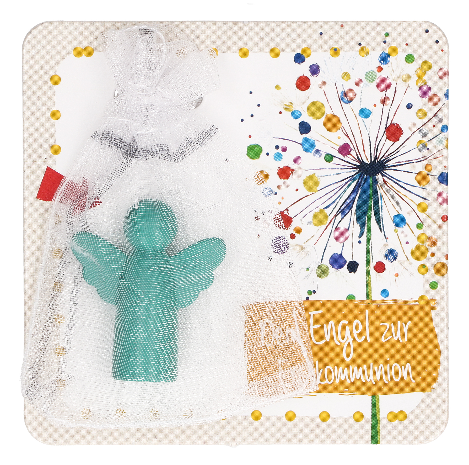 Engelfigur aus Metall - Dein Engel zur Erstkomunion