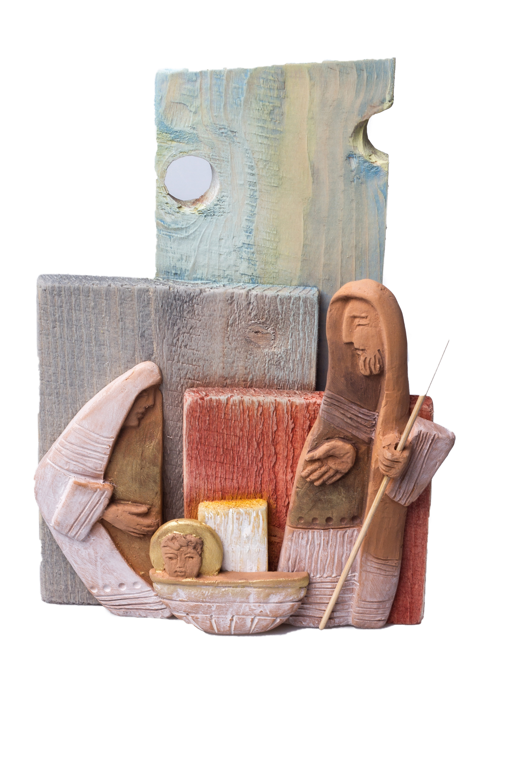 Krippendarstellung - Heilige Familie & Handarbeit Krippendarstellung - Heilige Familie & Handarbeit