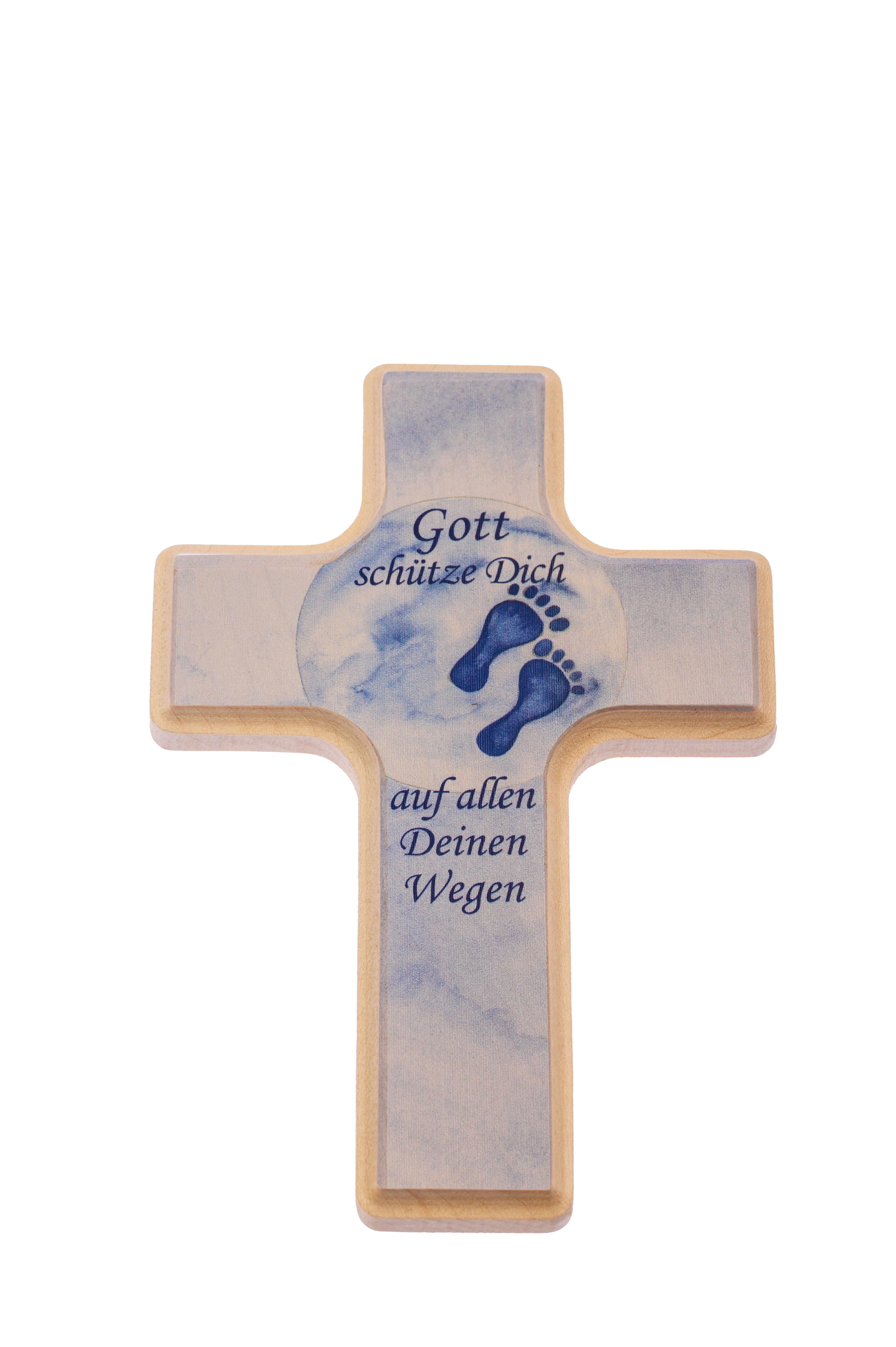 Kinderkreuz - Kleine Füße & Blau Kinderkreuz - Kleine Füße & Blau