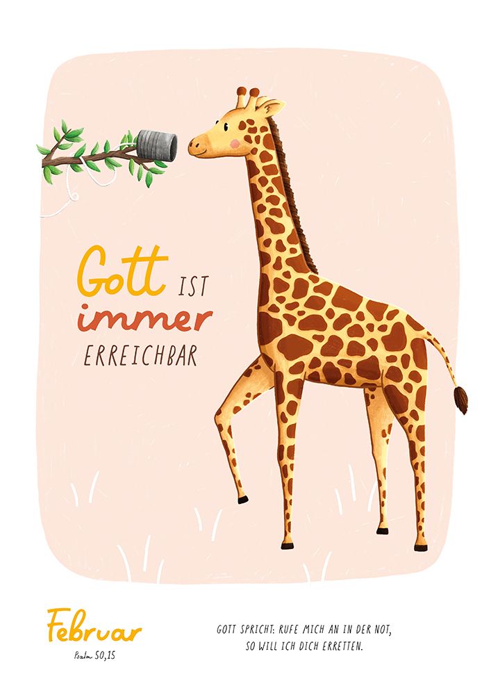 Zeitloser Kinderkalender - Mein Gott & ich