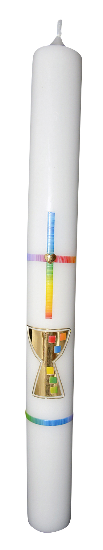 Kommunionkerze - Kelch & Kreuz Kommunionkerze - Kelch & Kreuz