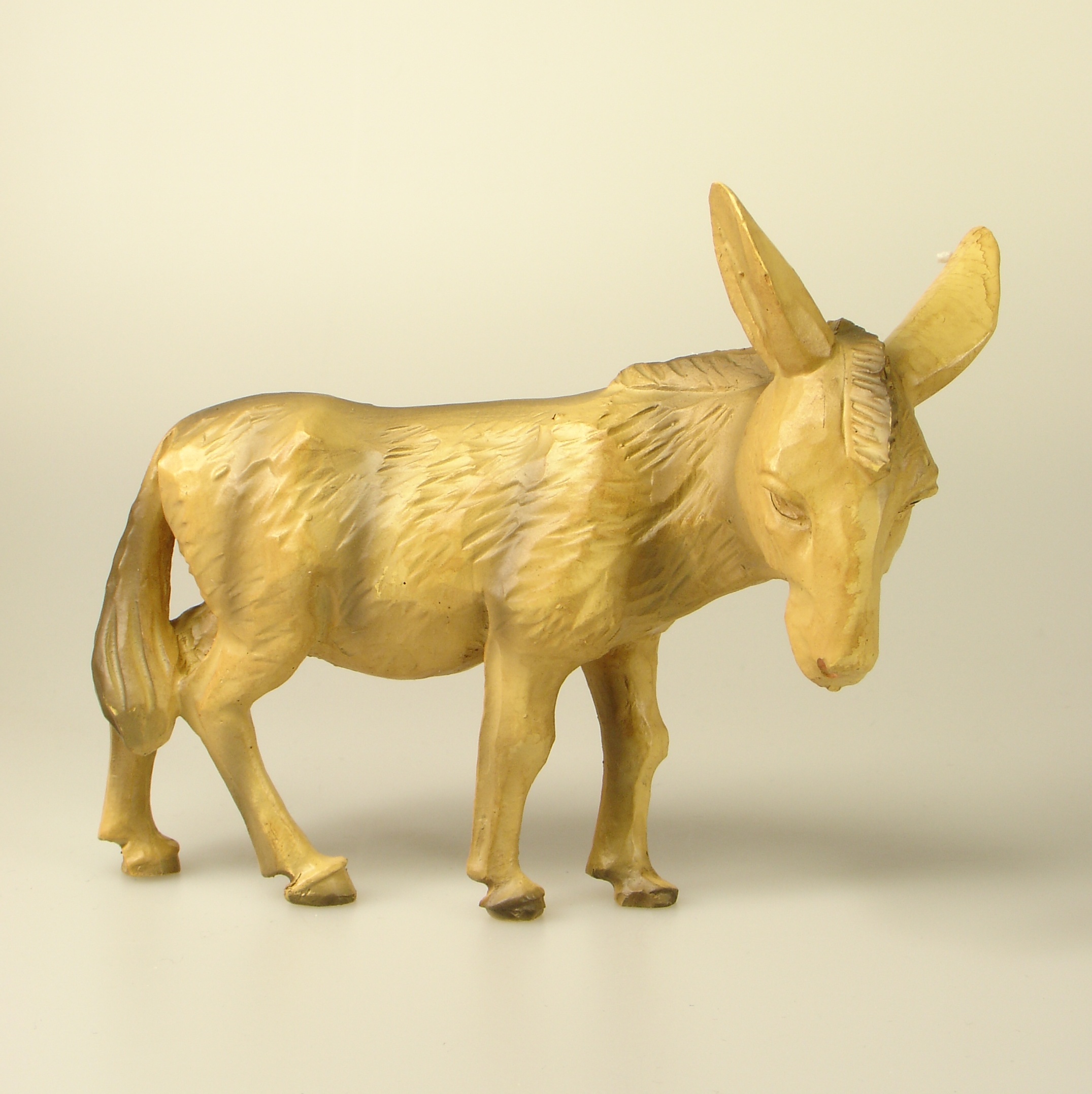 Oberammergauer Krippe - Esel stehend Oberammergauer Krippe - Esel stehend