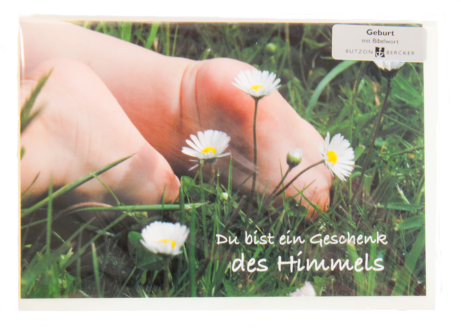 Karte zur Geburt - Du bist ein Geschenk des Himmels