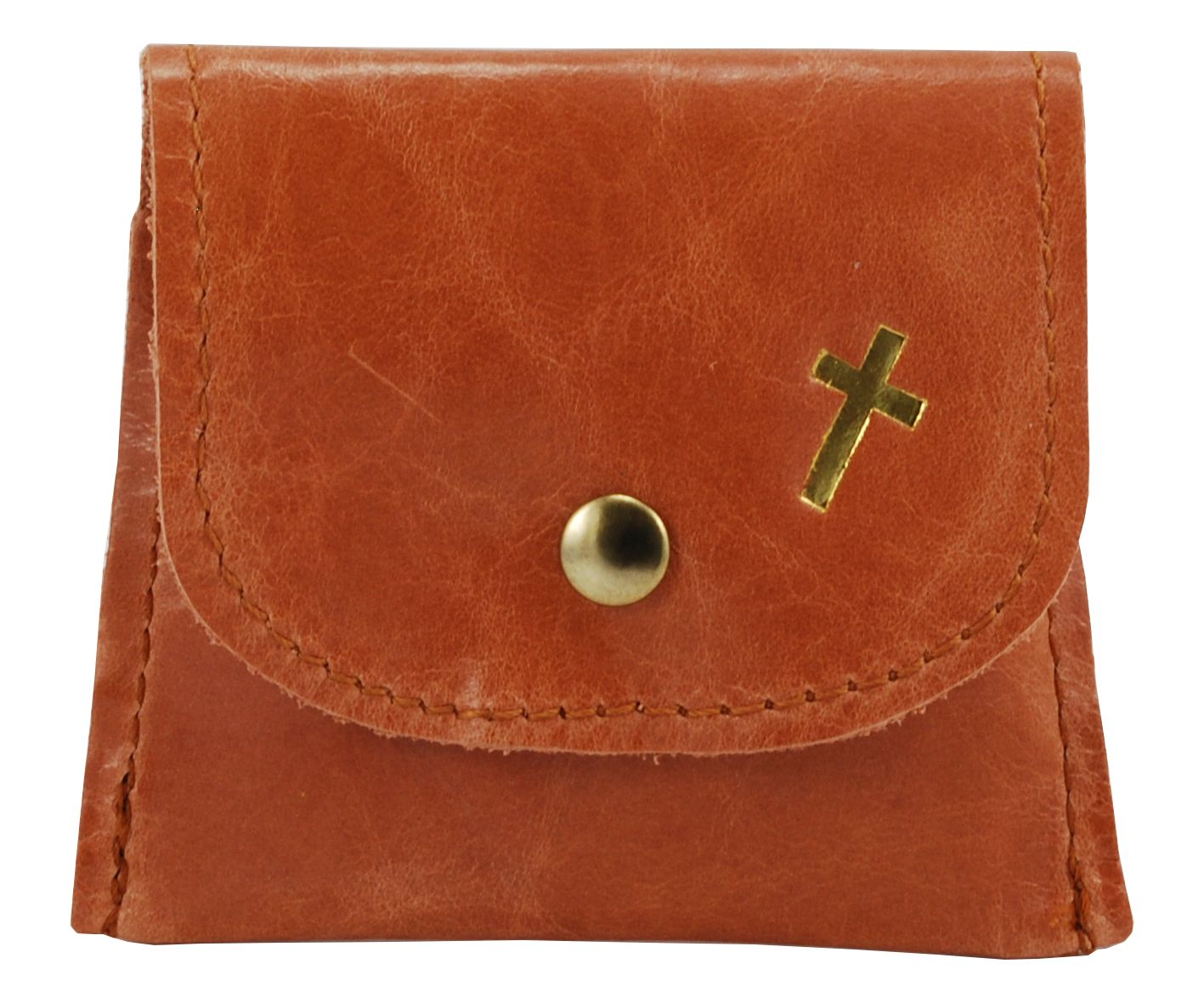 Rosenkranzetui - Leder & Kreuz Rosenkranzetui - Leder & Kreuz