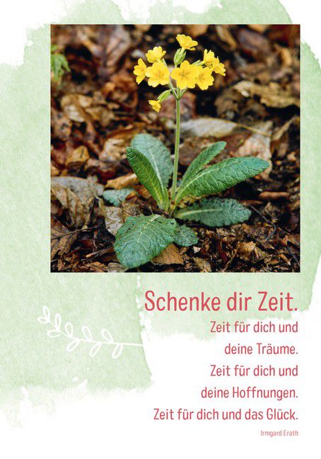 Ich Schenke Dir Zeit Zum Geburtstag Karte zum Geburtstag - Schenke dir Zeit... | 9532-137